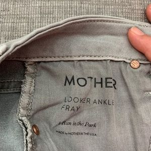 MOTHER Looker ankle Fray a Run in the Park Size 27